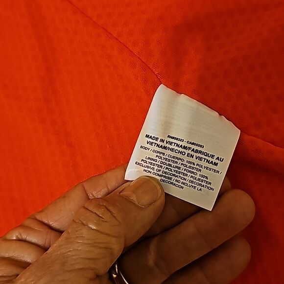 - Nike Golf Vest Size Small Orange - Picture 7 of 8